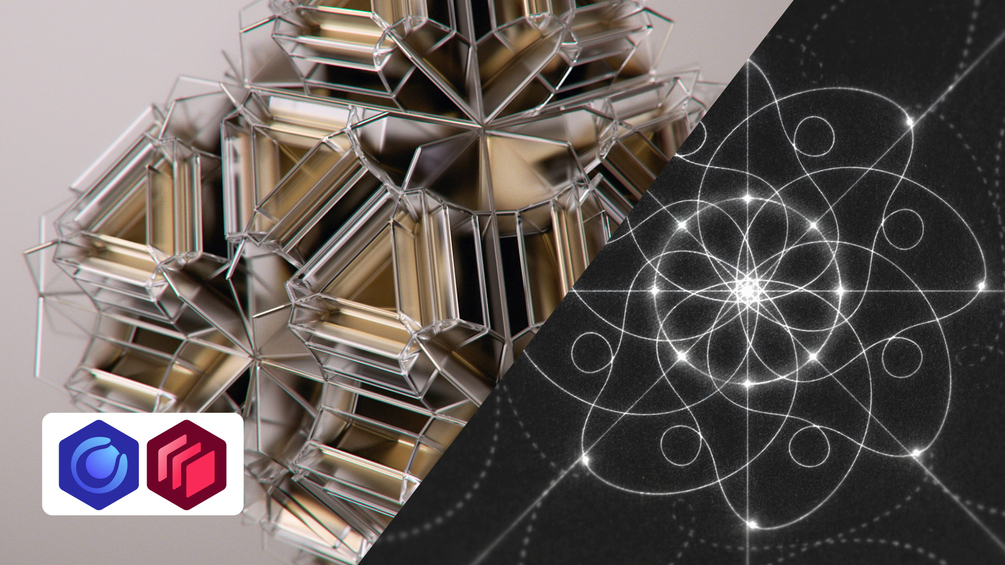 Procedural Geometry & Shape | Cinema 4D & Redshift by Casey Gu