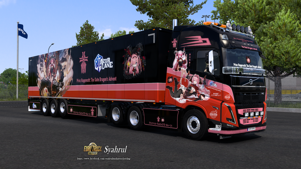 [ETS2] KMS Prinz Rupprecht (The Gate Dragon's Advent) | Azur Lane [Combo Skin] by Syahrul Itasha Truckstyling 痛トラック