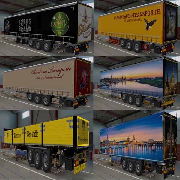 Krone|Profi|Liner|Cool|Profi Liner Building|Skin|Pack 4 by Nitschke Kerst