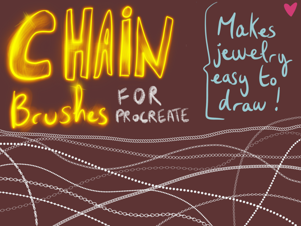 FREE Procreate chain brushes