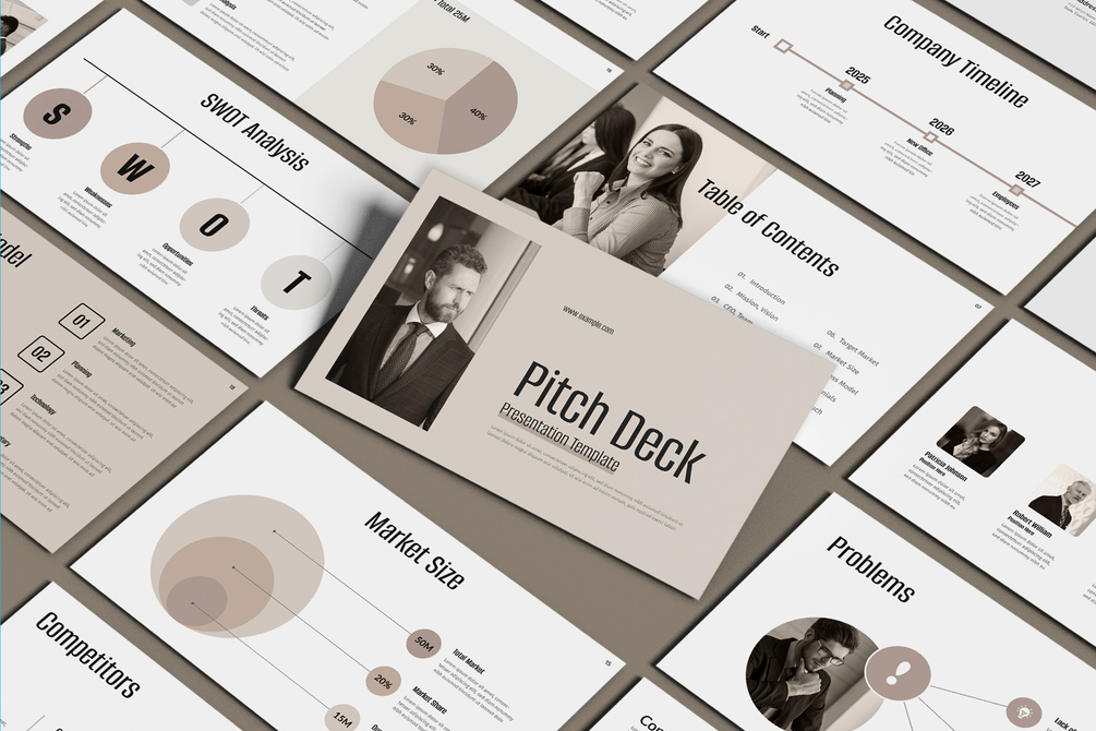 Pitch Deck PowerPoint Presentation Template