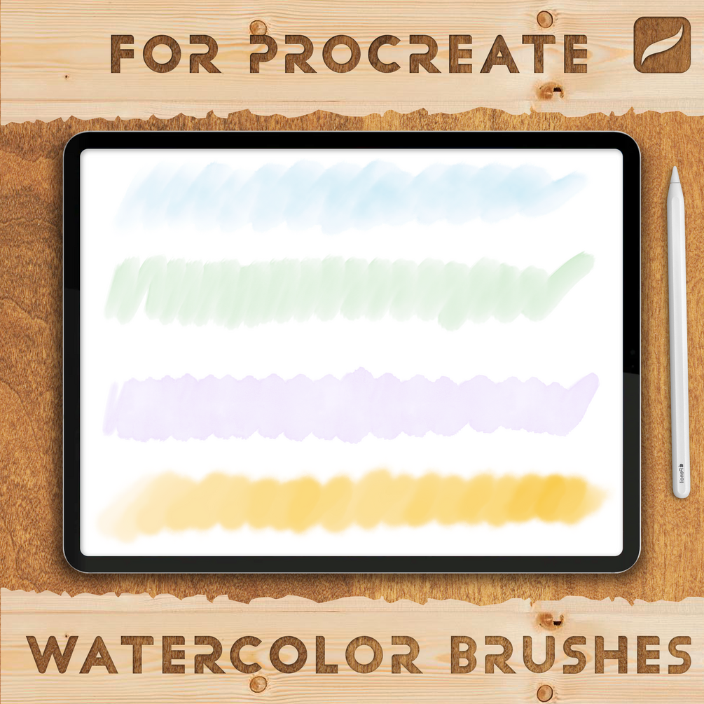 Free Watercolor Brushes for Procreate 2
