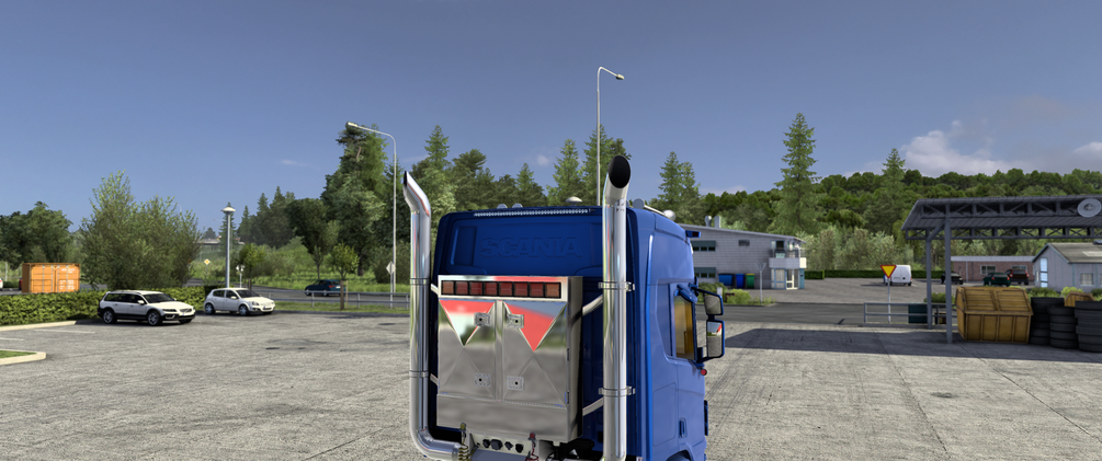 *[bar tuning part] Scania NG back Cab bars