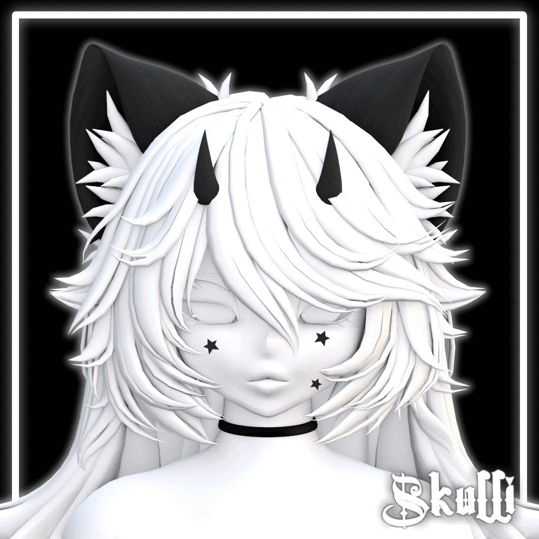 //★ Devilish Cat Set - VRChat Asset