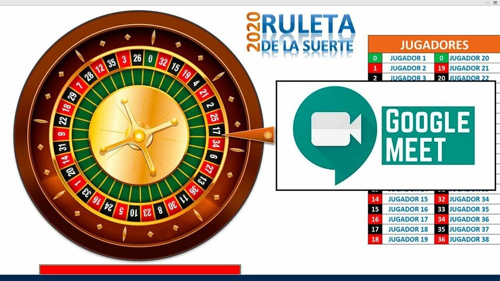 👉 Dinámicas para GOOGLE MEET Ruleta de la Suerte en EXCEL 2020 FUNCIONA! 💗