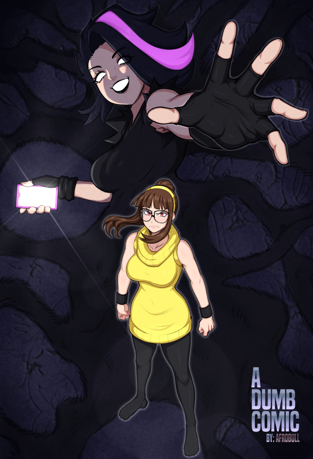 A dumb comic afrobull