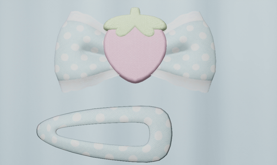 Strawberry Hairclip