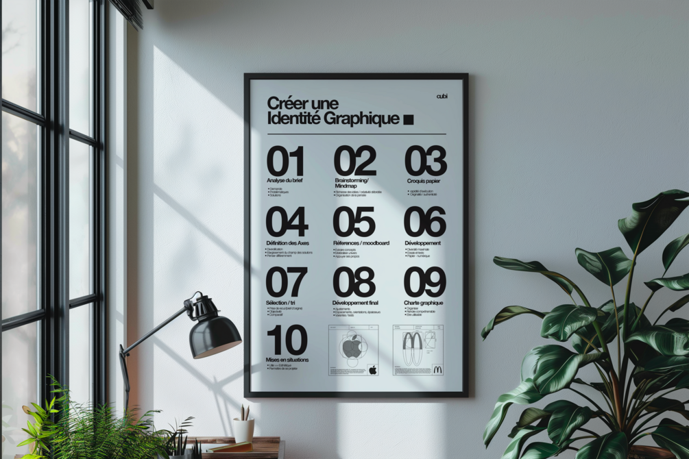 [FREE] Identité Graphique en 10 étapes - Poster