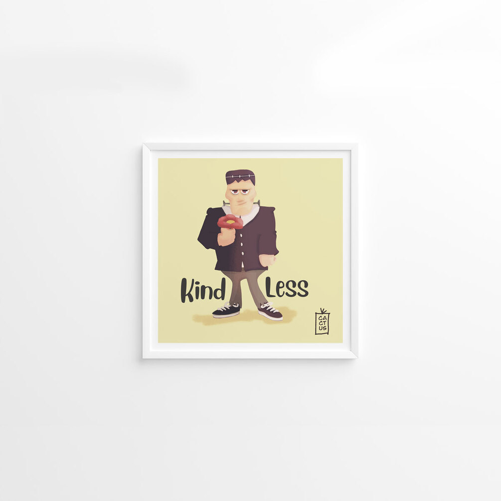 KINDLESS! - Con cornice/with frame