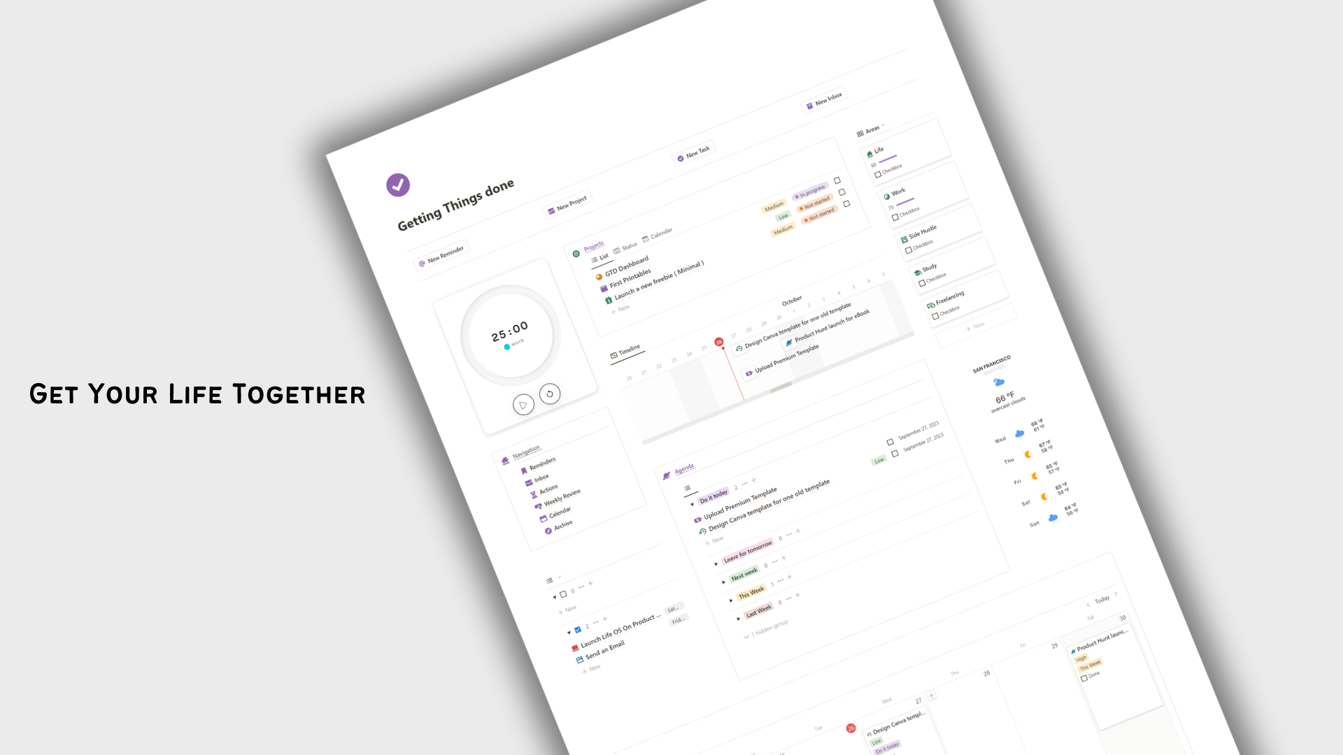 Get your work done on time with my notion template flat 70 off