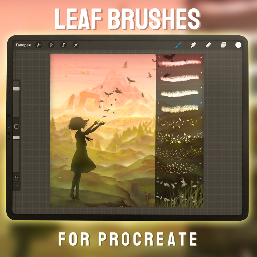 Free Leaf Brushes for Procreate