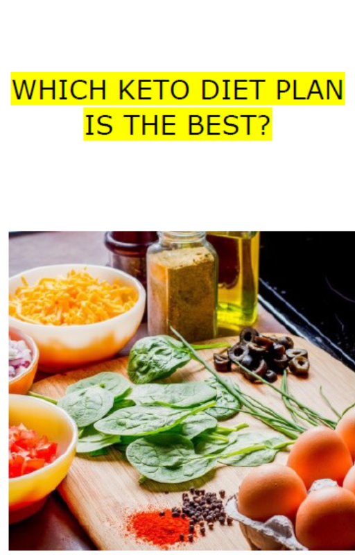 WHICH KETO DIET PLAN IS THE BEST?