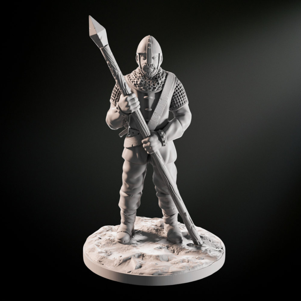 The Soldier 3D Printable STL File - Wargaming Miniature, Tabletop RPG ...