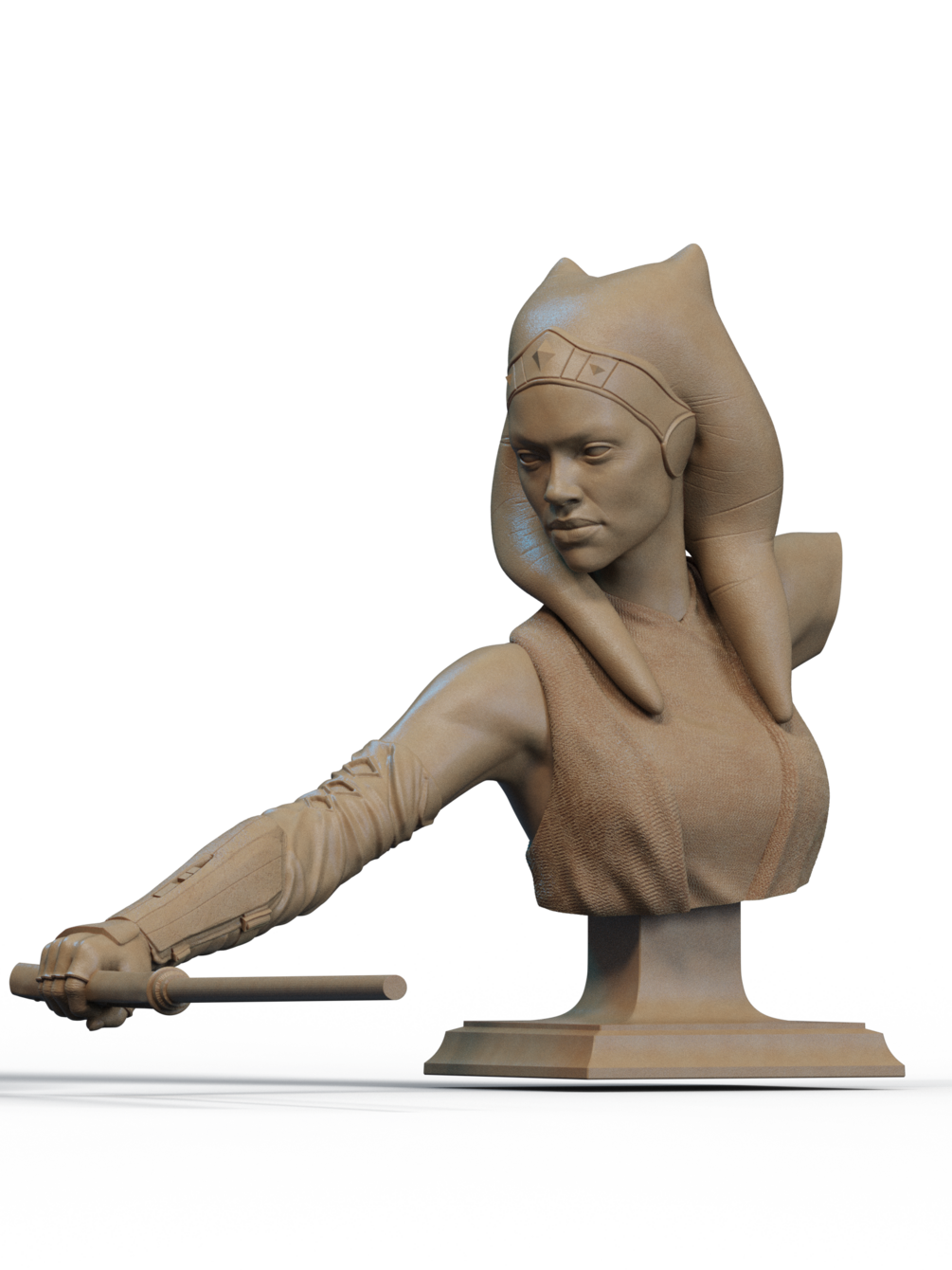 Ahsoka Tano Bust 3D print