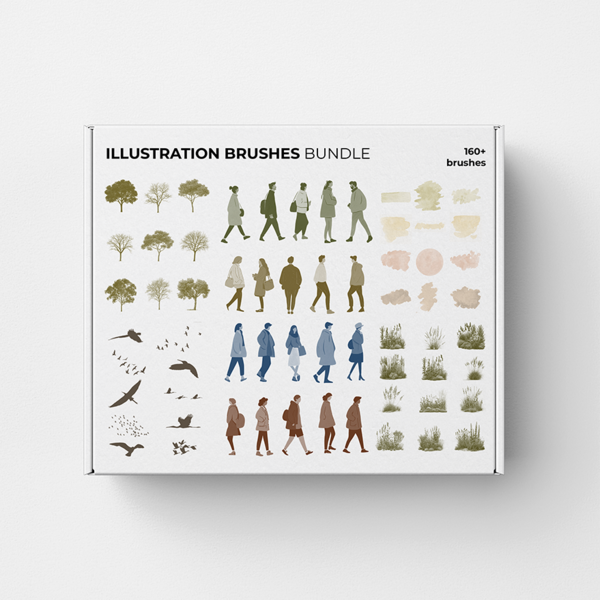 Illustration Brushes Bundle