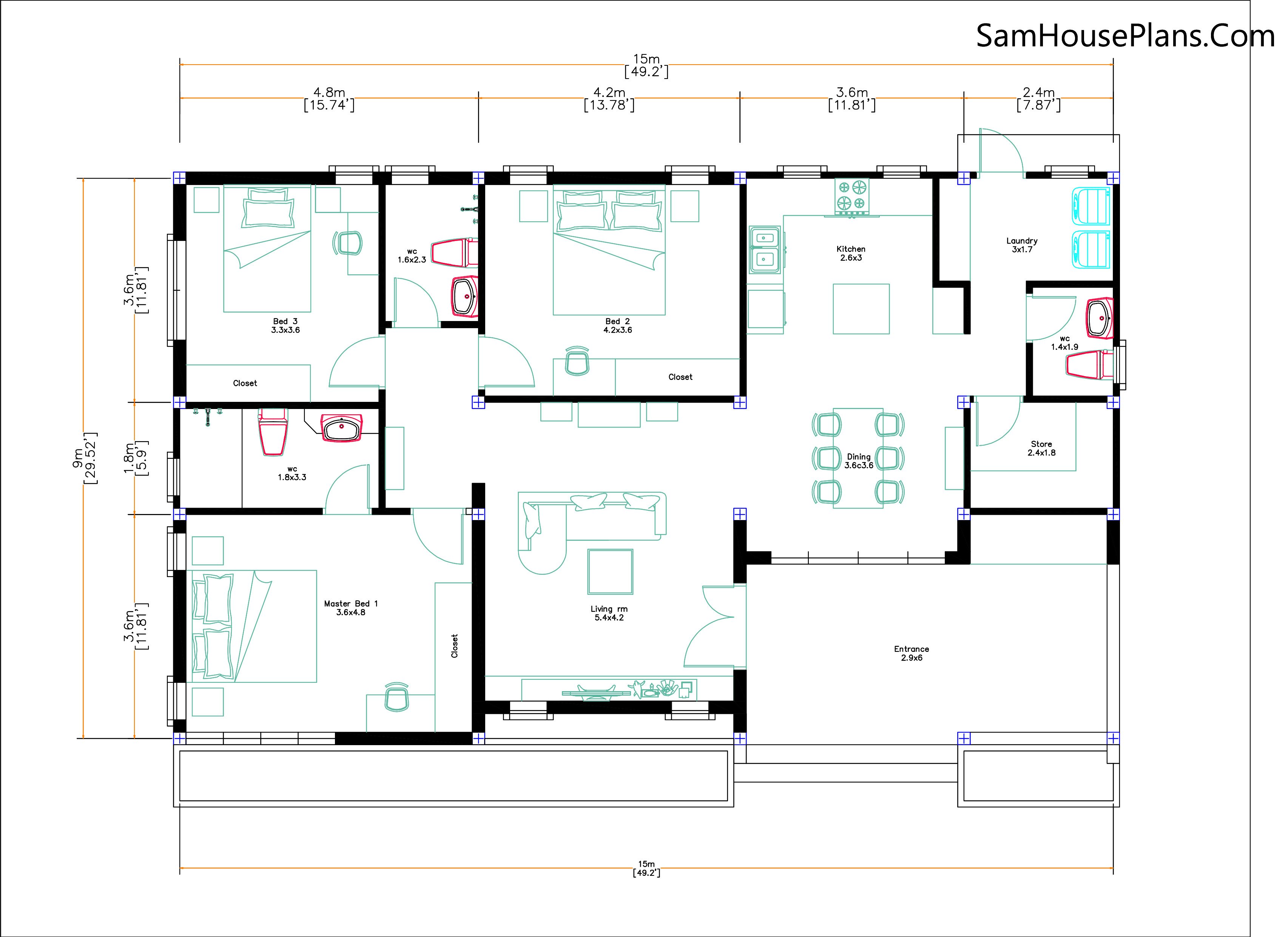 Simple Floor Map Of House