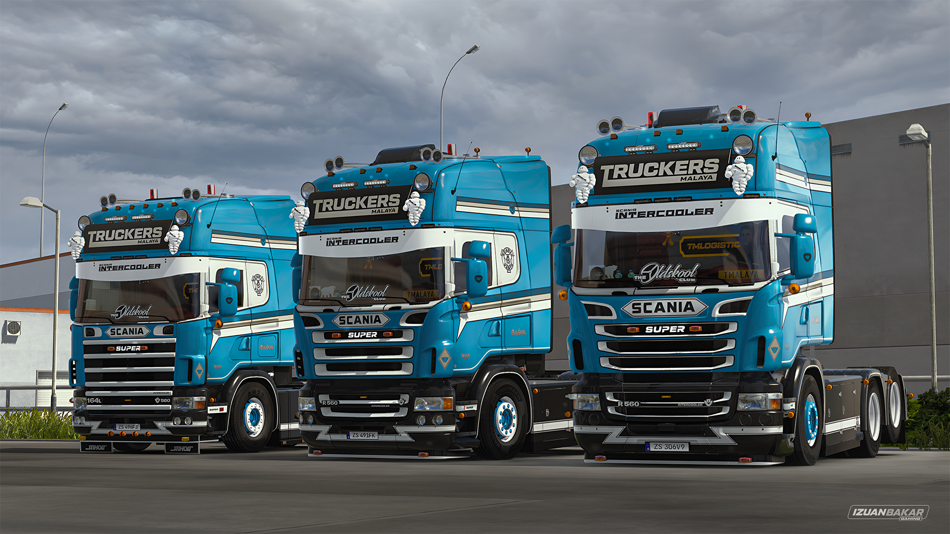 ETS2 Truckers Malaya Scania R4 R5 R6 RJL Old Skool Changeable 