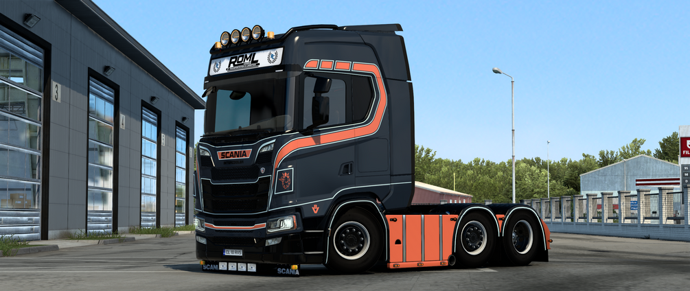ROML Cargo Special Scania S Orange Skin by VictorSE Graphic Design