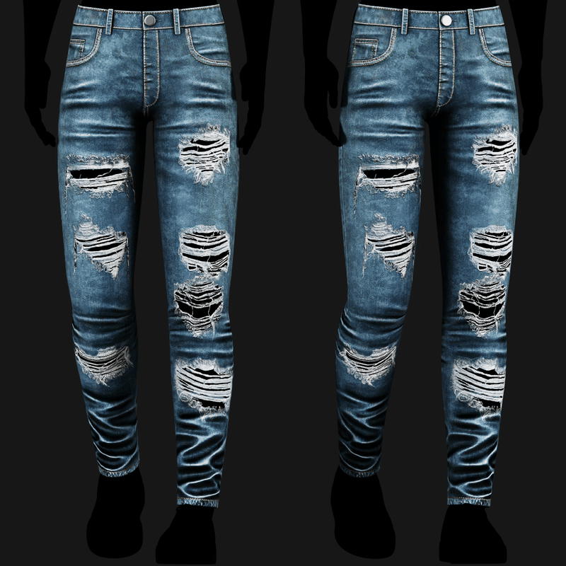 Denim Skinny Pants 3 in 1 Pack | WOLVES STUDIO