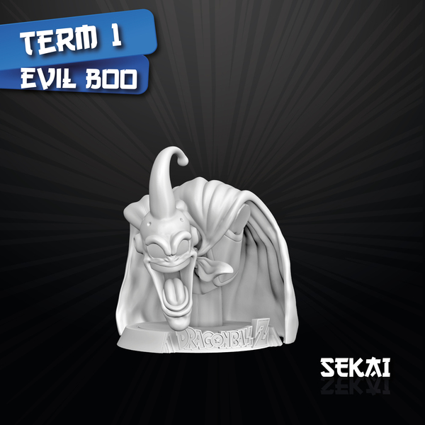 Evil Boo Bust - Sekai 3D Models - Tested and Ready for 3D printing