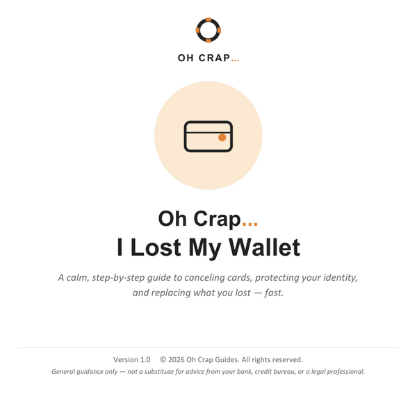 I Lost My Wallet cover