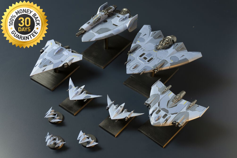 Spaceship for tabletop games .STL Files