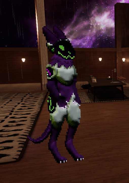 Protogen CYMK - VRChat Avatar, By Kaelygon