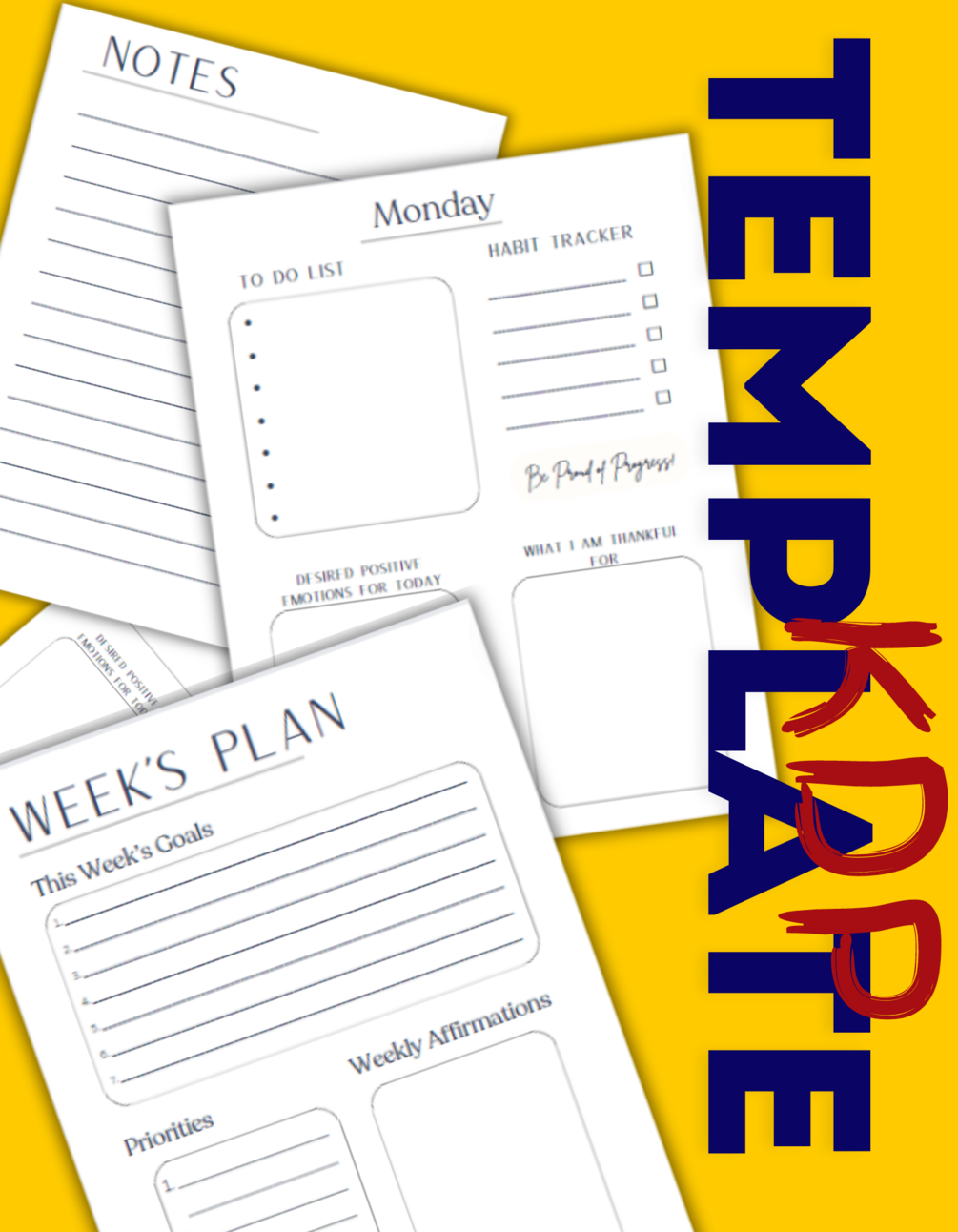 Kdp journaling template 92 pages organized pages and great to manage