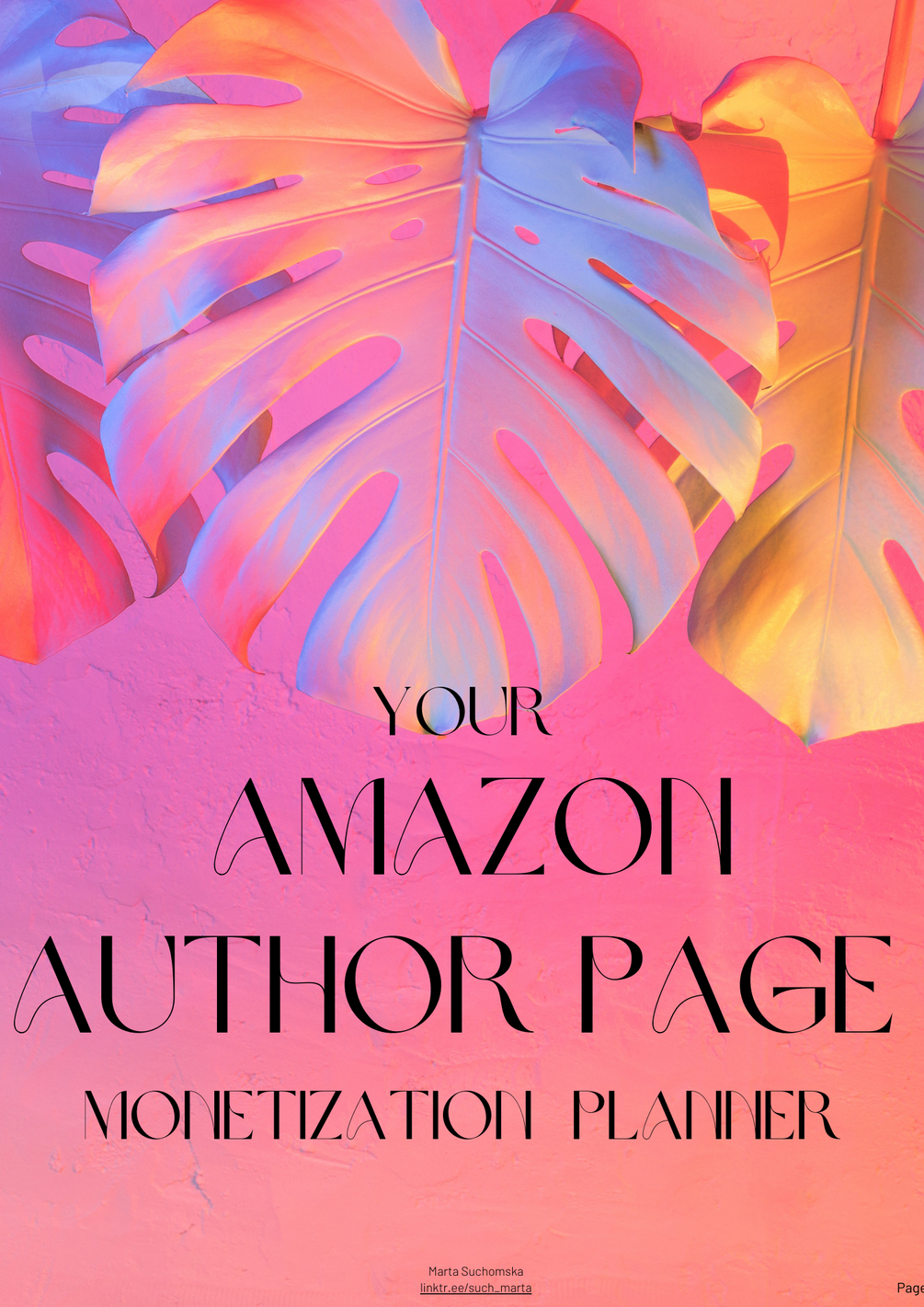 Your amazon author page monetization planner