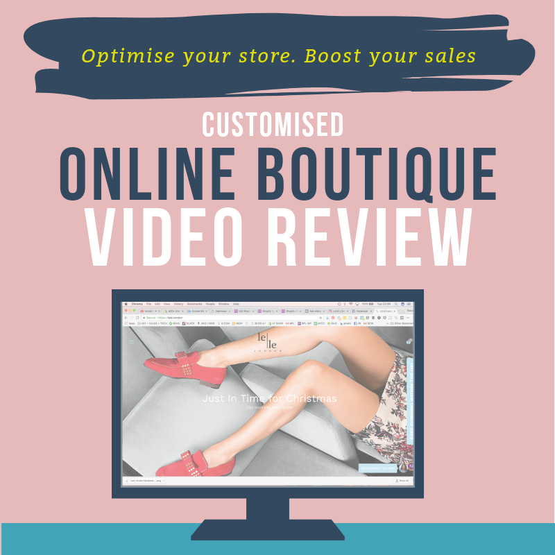 Customised online boutique review