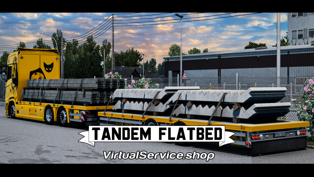 Flatbed Tandem Scania Nextgen Ets2 1 46 Grand Utopia 2185