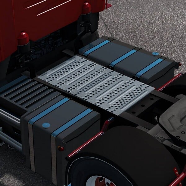 Reservoir old pour chassis 6x... short scania rjl by 3D model art ets2