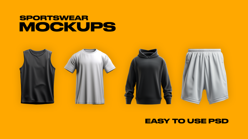 FREE SPORTSWEAR CLOTHING MOCKUPS 2023