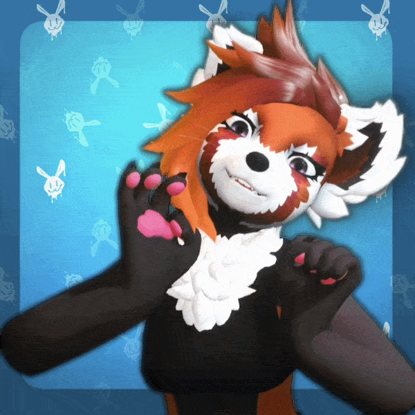 Redd // The Pamda // Red Panda furry Vrchat Avatar