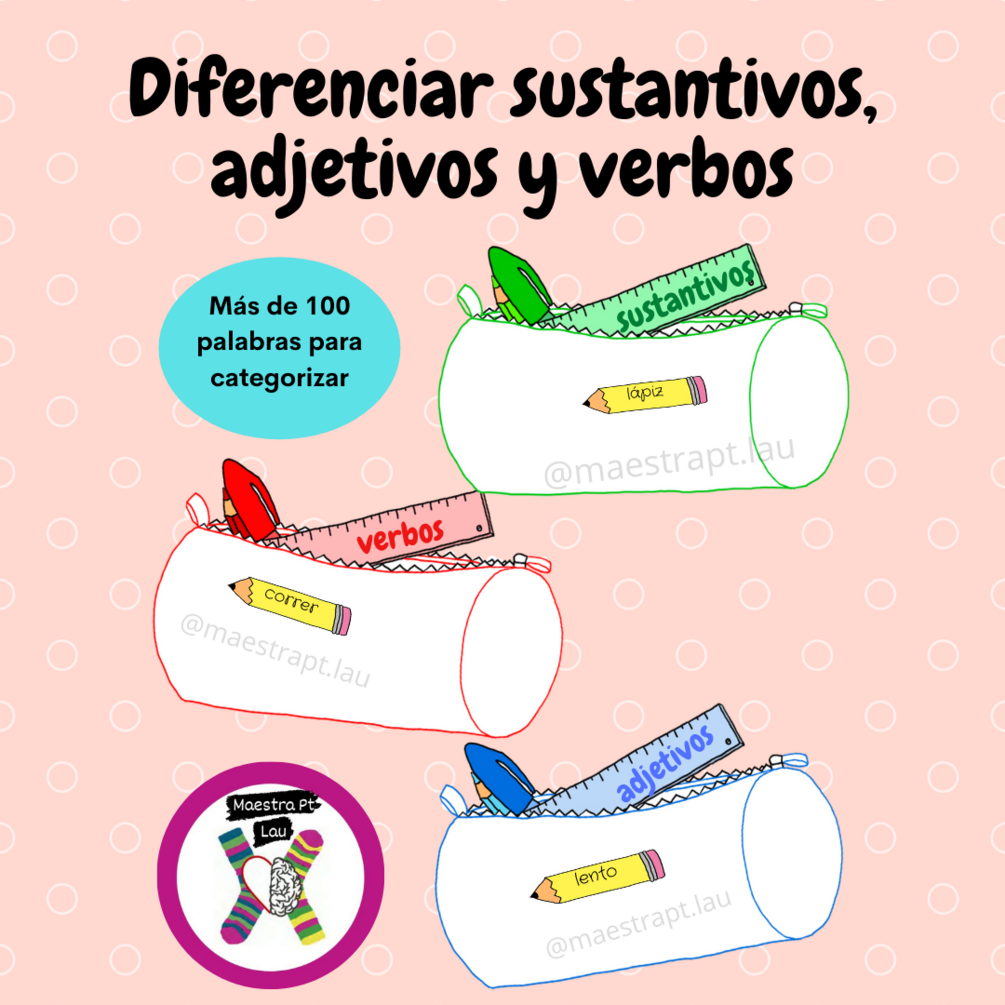 Clasificación De Sustantivos, Adjetivos Y Verbos