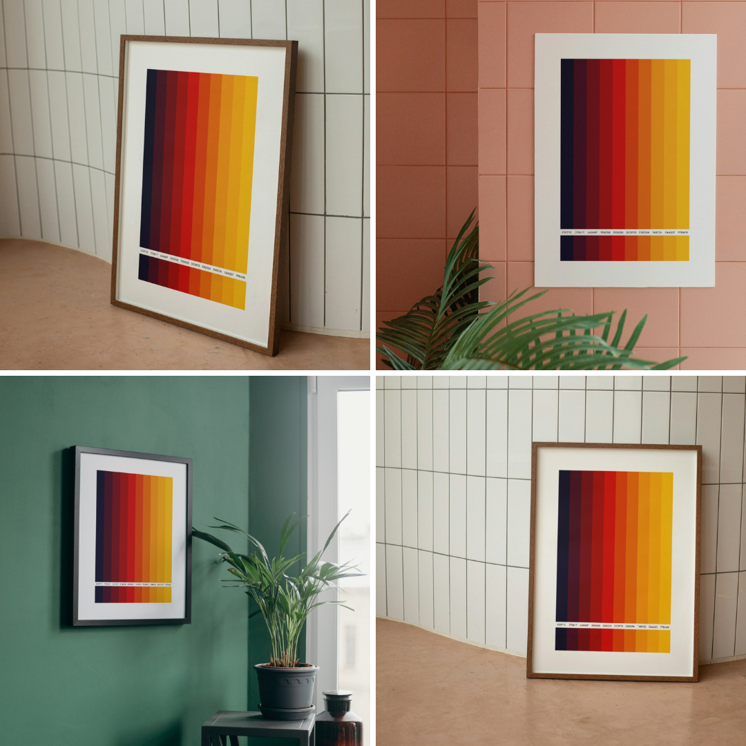 COLOR PALETTE WALLART • 002