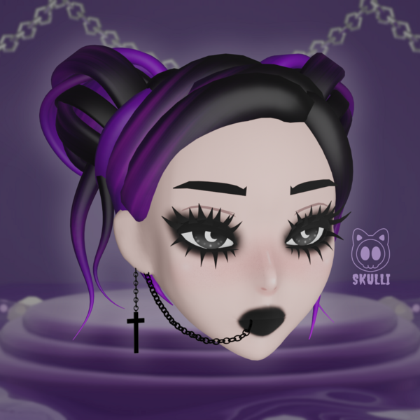 Chain Lip Piercing [Commercial License]