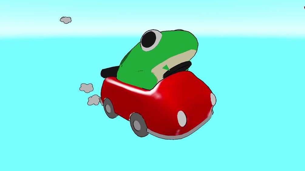 Froggy Car - VRChat 3D Model preview 1