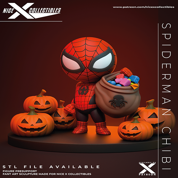 Spidey Halloween Chibi