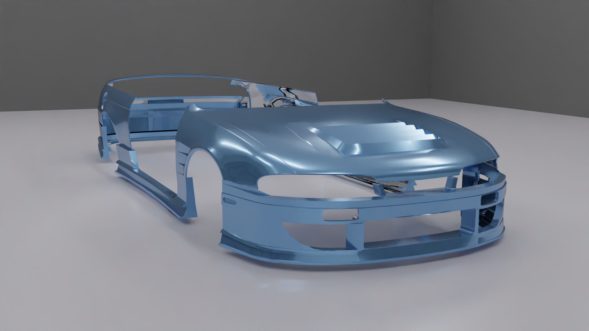 Nissan Silvia S14 Zenki D-Max Type II (2) body kit