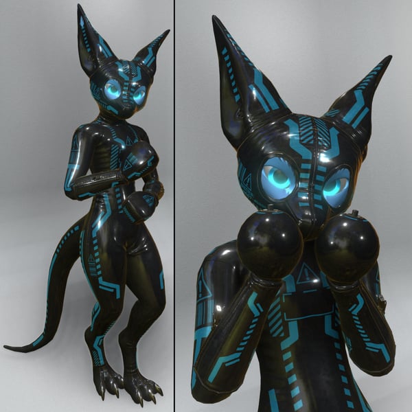 Nardoragon Bondage Mitts Set (Paw, Fist & Inflated)