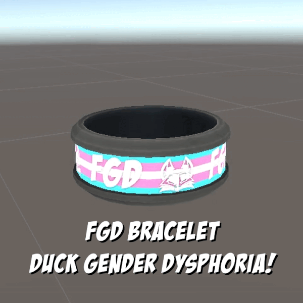 Tip The Artist (Duck Gender Dysphoria Bracelet!)