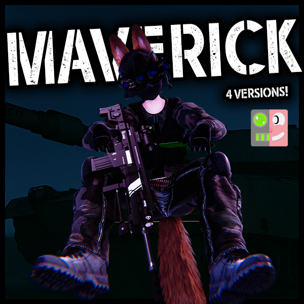 Maverick - Vrc Avatar (Face tracking, Sfw and more)