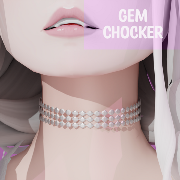 FREE Gem Chocker - (VrChat Asset)