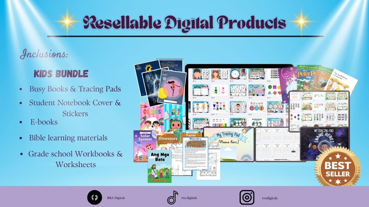 Kids Resellable Digital Bundle