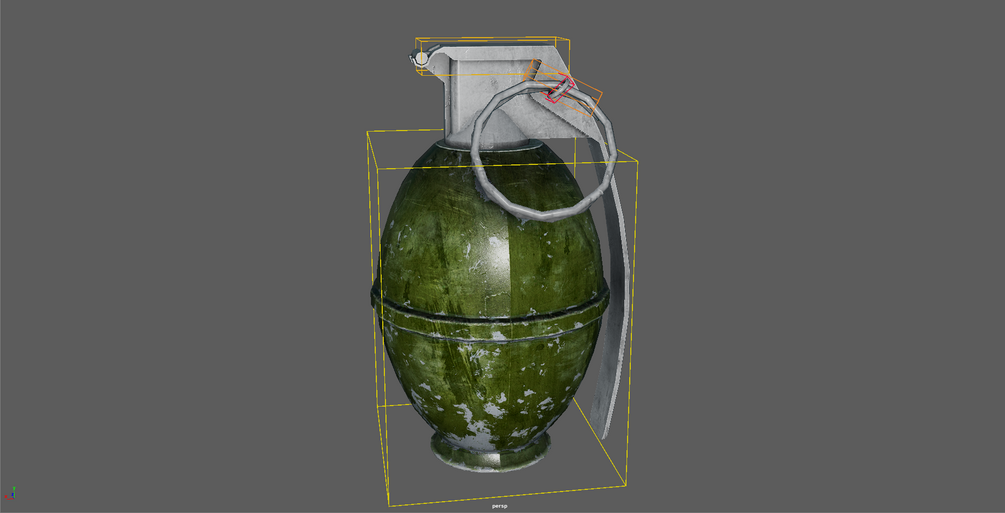 Heavy Grenade RE4 Remake Rig Maya