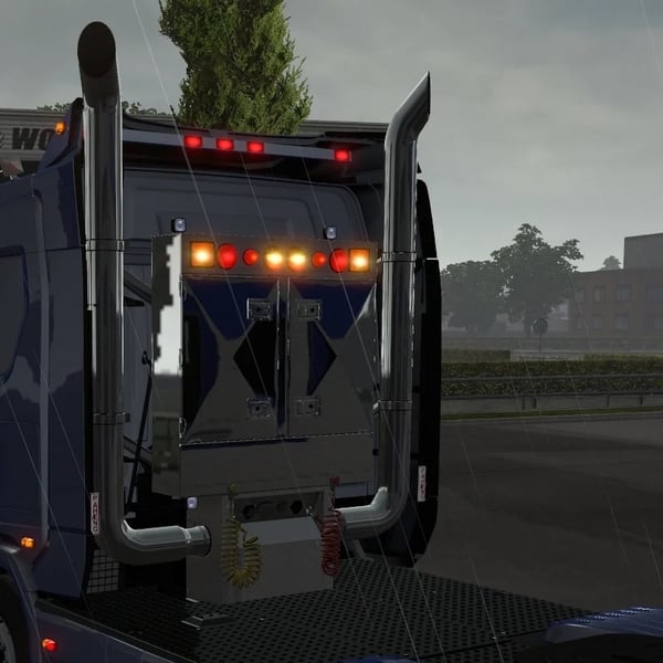 |[rear exhaust tuning part] Scania NG Nordic high pipes by WC007 D3SIGN