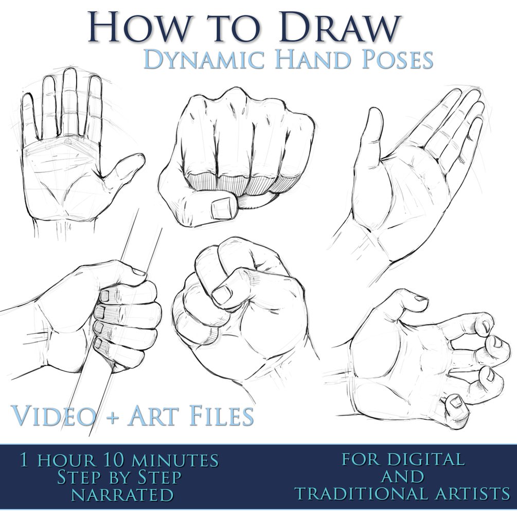 Ram Studios Comics: Drawing Hand Poses by Robert Marzullo