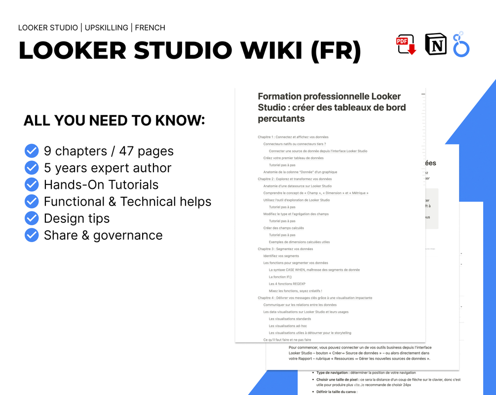 Looker Studio Astuces Tutoriels Et Formation En Fran ais