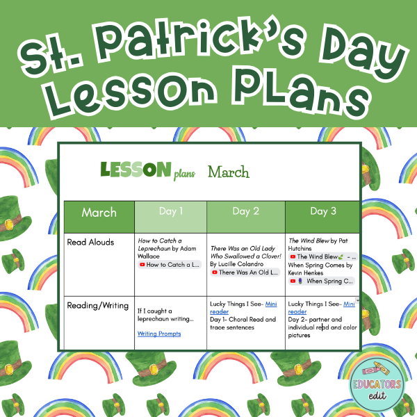 March Lesson Plans